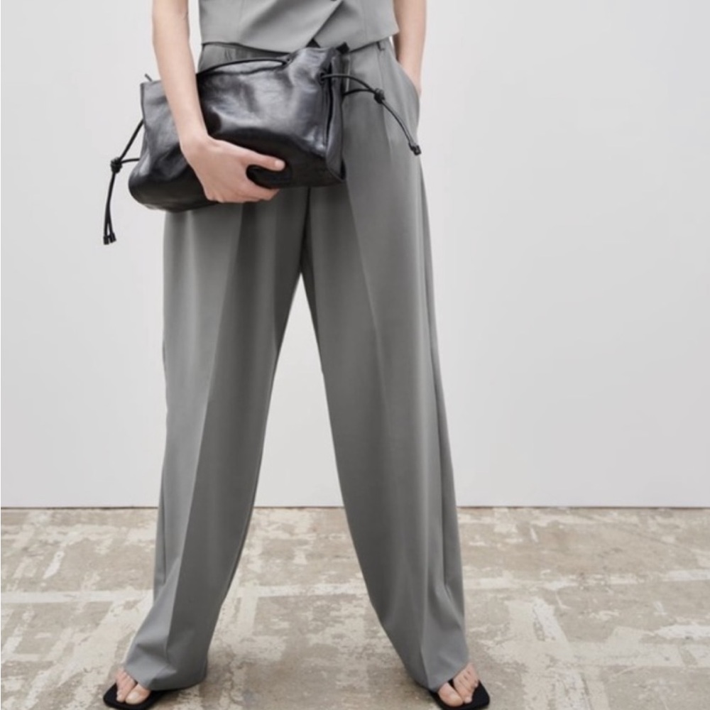 NWT Zara full length asymmetric pants